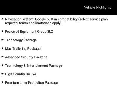 2026 Chevrolet Tahoe High Country