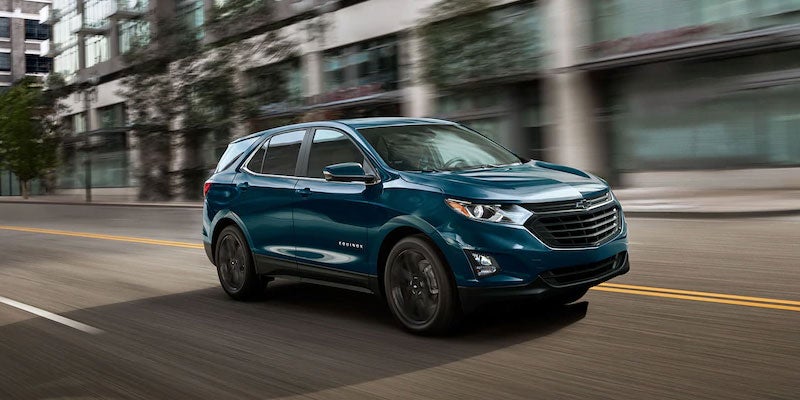 Chevy Equinox Driving Down Road