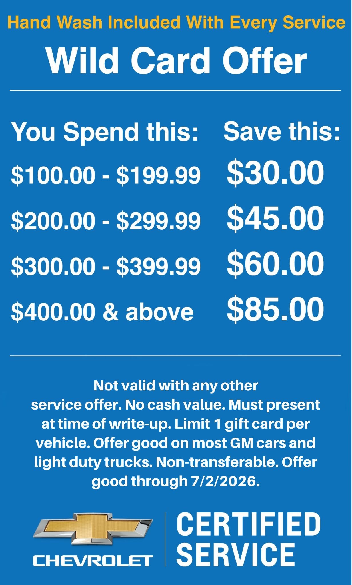 Service Special