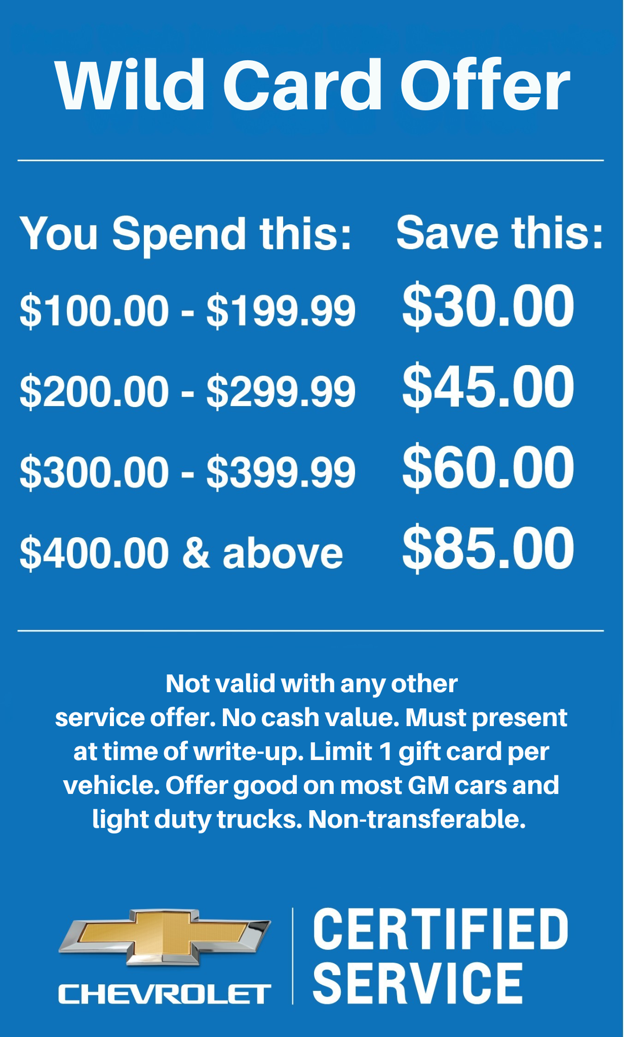 Service Special