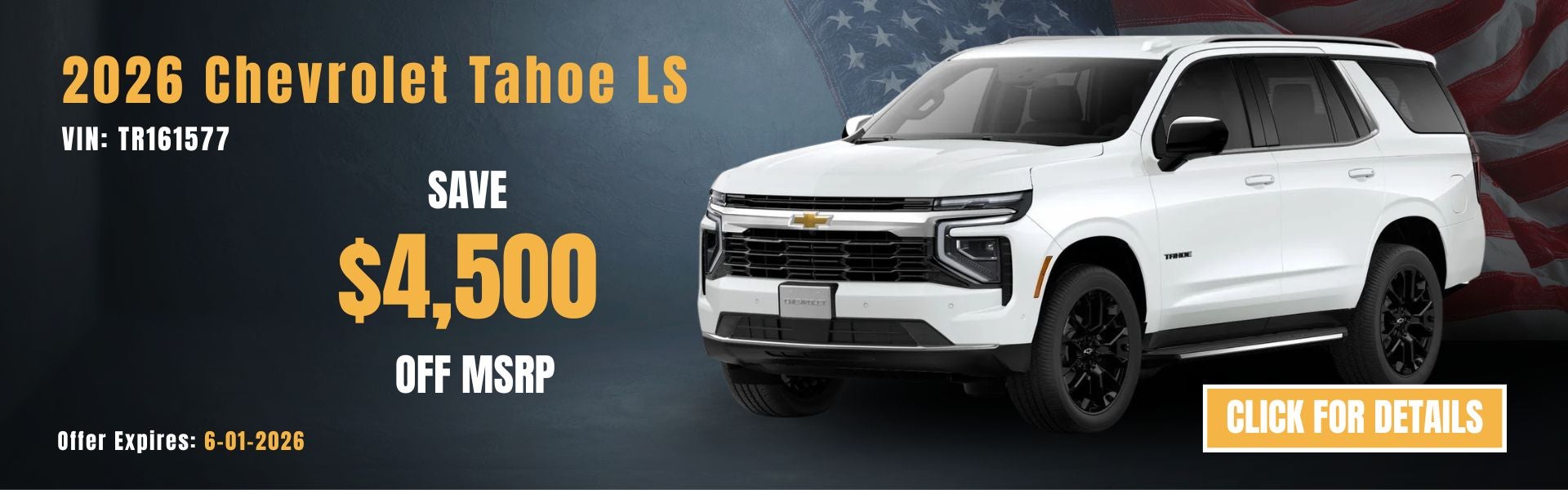 2026 Chevrolet Tahoe LS