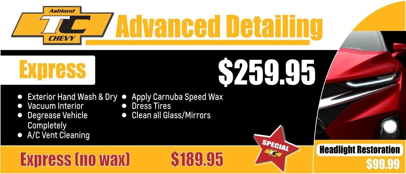 TC Chevy | Advanced Detailing Express